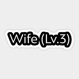 Funny PUBG level 3 wife Sticker